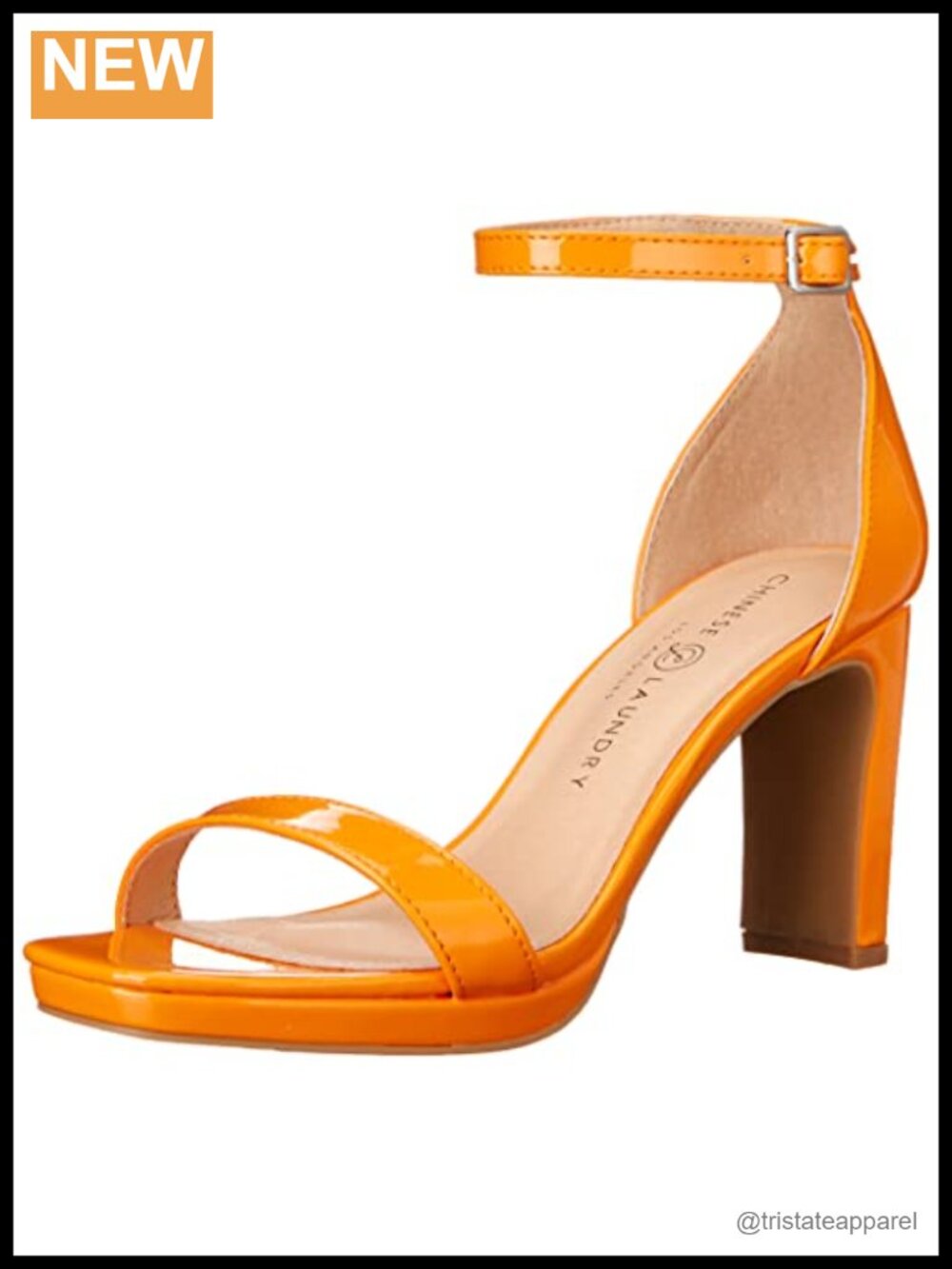 Chinese Laundry Tinie Heeled Platform Sandal with Ankle Strap